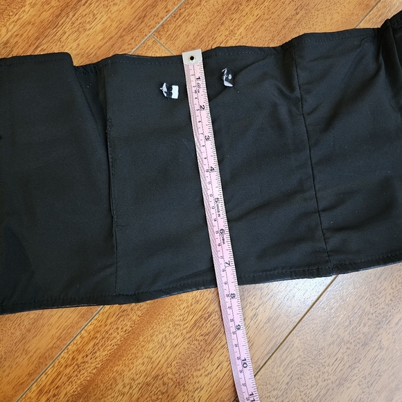 Womens Belted Faux Leather Corset Bustier Size S/M Sexy Clubwear - Picture 4 of 16